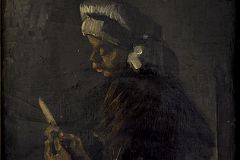 04 The Potato Peeler - Vincent van Gogh 1885 - New York Metropolitan Museum of Art